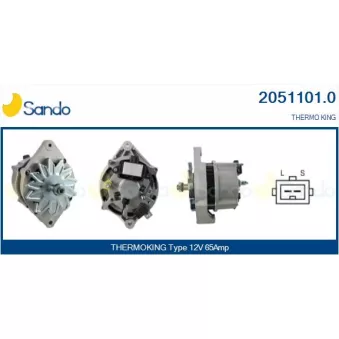 Alternateur SANDO 2051101.0