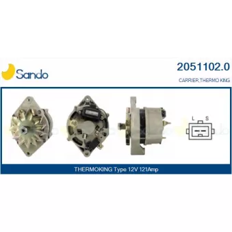 Alternateur SANDO 2051102.0