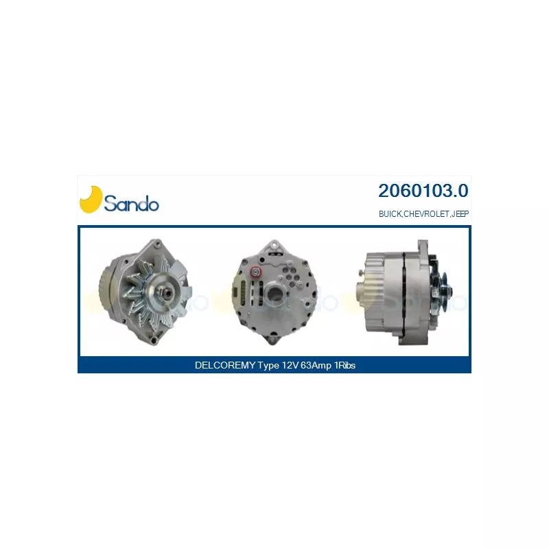 Alternateur SANDO 2060103.0