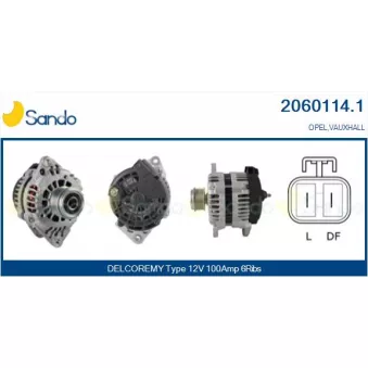 Alternateur SANDO 2060114.1