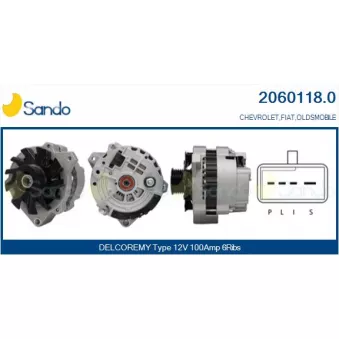 Alternateur SANDO 2060118.0