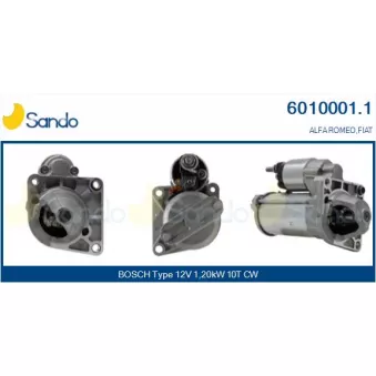 Démarreur SANDO 6010001.1