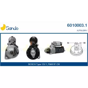 Démarreur SANDO 6010003.1