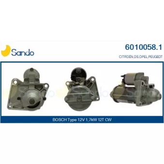 Démarreur SANDO 6010058.1