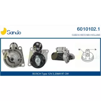Démarreur SANDO 6010102.1