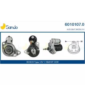 Démarreur SANDO 6010107.0