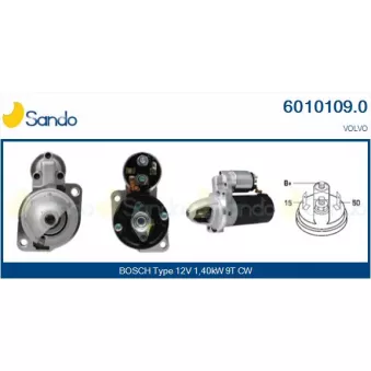 Démarreur SANDO 6010109.0