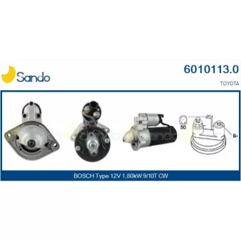 Démarreur SANDO 6010113.0