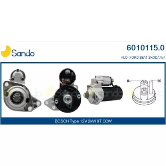 Démarreur SANDO 6010115.0