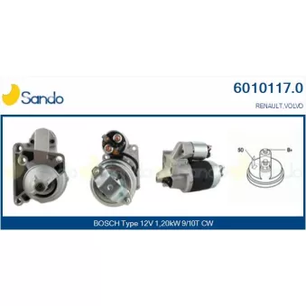 Démarreur SANDO 6010117.0