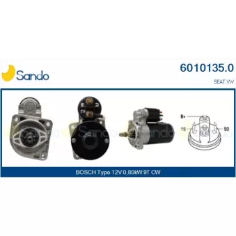 Démarreur SANDO 6010135.0