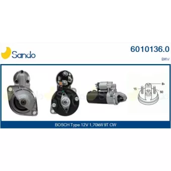 Démarreur SANDO 6010136.0