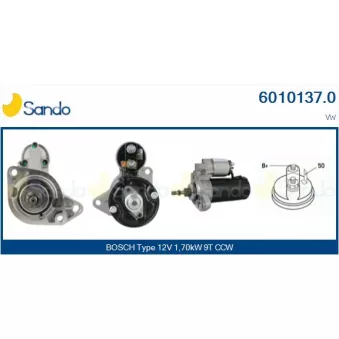 Démarreur SANDO 6010137.0
