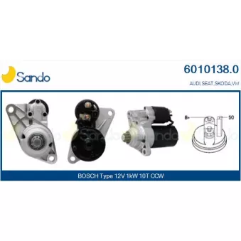 Démarreur SANDO 6010138.0