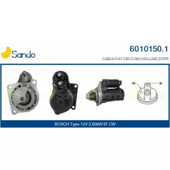 Démarreur SANDO 6010150.1