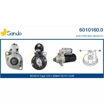 Démarreur SANDO 6010160.0