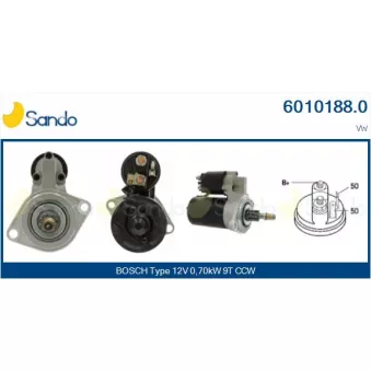 Démarreur SANDO 6010188.0