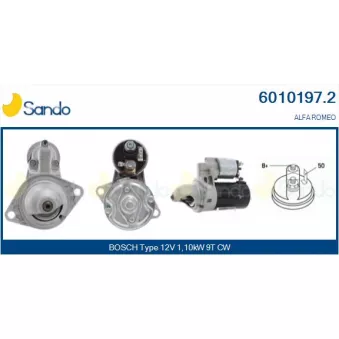 Démarreur SANDO 6010197.2