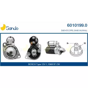 Démarreur SANDO 6010199.0