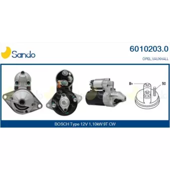 Démarreur SANDO 6010203.0