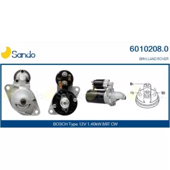 Démarreur SANDO 6010208.0