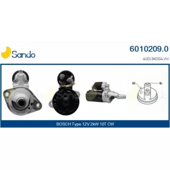 Démarreur SANDO 6010209.0