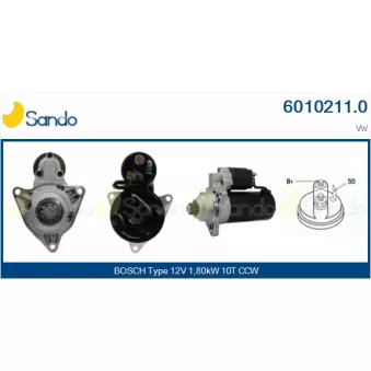 Démarreur SANDO 6010211.0
