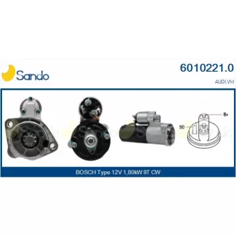 Démarreur SANDO 6010221.0