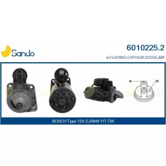 Démarreur SANDO 6010225.2