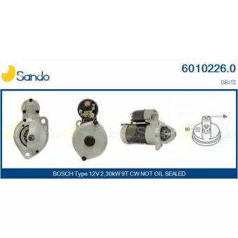 Démarreur SANDO 6010226.0