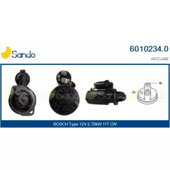 Démarreur SANDO 6010234.0