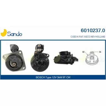 Démarreur SANDO 6010237.0