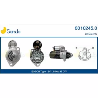 Démarreur SANDO 6010245.0