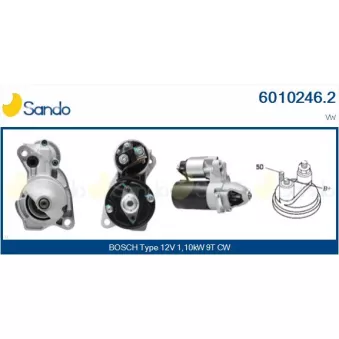 Démarreur SANDO 6010246.2