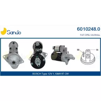 Démarreur SANDO 6010248.0