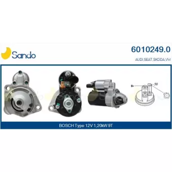 Démarreur SANDO 6010249.0