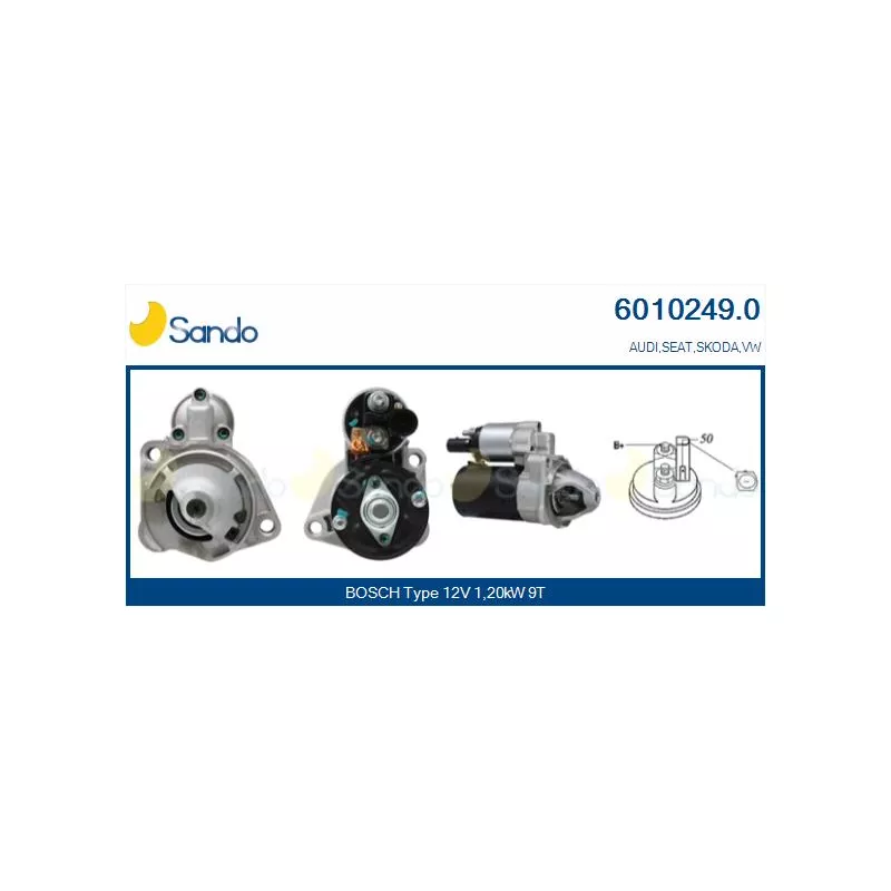 Démarreur SANDO 6010249.0