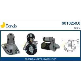 Démarreur SANDO 6010250.0
