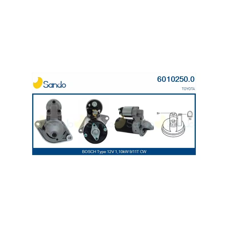 Démarreur SANDO 6010250.0