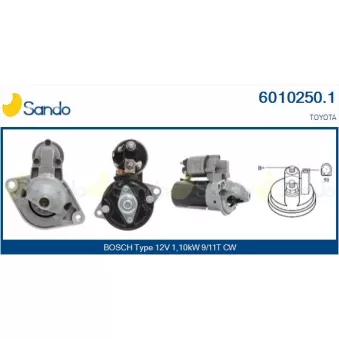 Démarreur SANDO 6010250.1