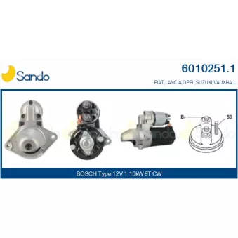 Démarreur SANDO 6010251.1