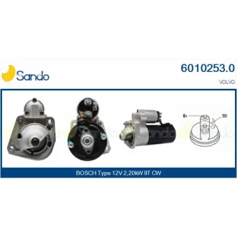 Démarreur SANDO 6010253.0