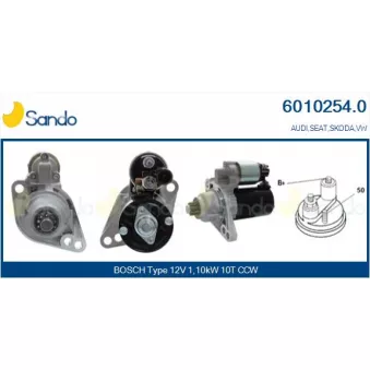 Démarreur SANDO 6010254.0