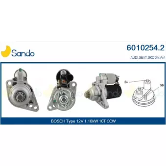 Démarreur SANDO 6010254.2