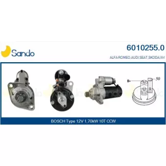 Démarreur SANDO 6010255.0