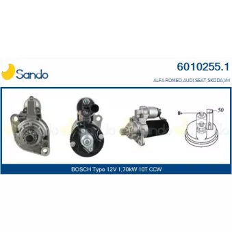 Démarreur SANDO 6010255.1