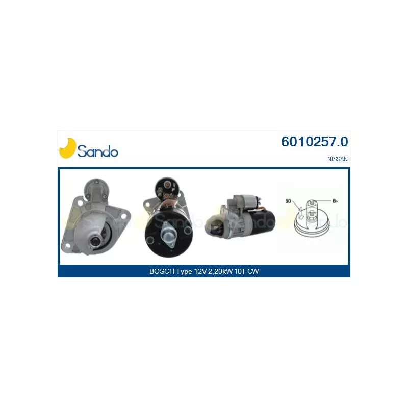 Démarreur SANDO 6010257.0