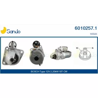 Démarreur SANDO 6010257.1