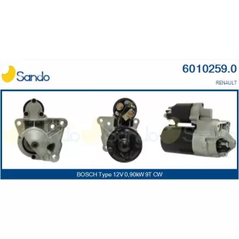 Démarreur SANDO 6010259.0