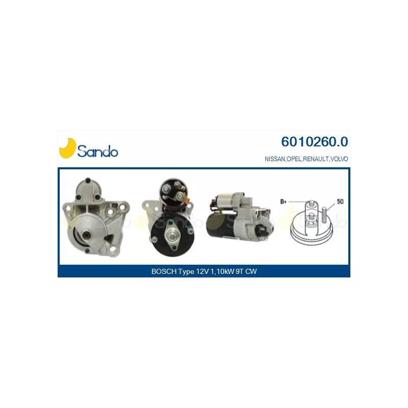 Démarreur SANDO 6010260.0